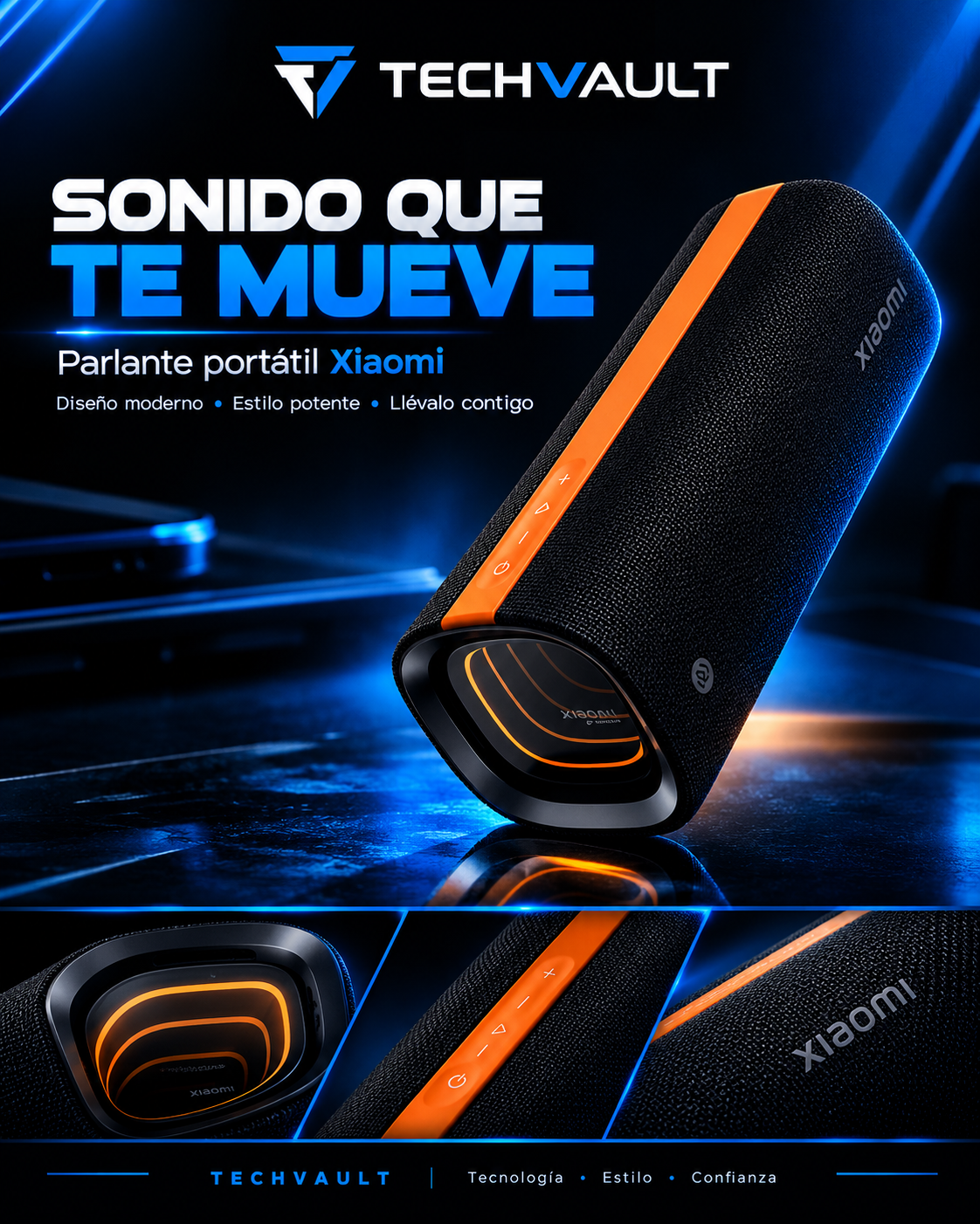 Parlante portátil Xiaomi – Sonido y estilo en un solo diseño